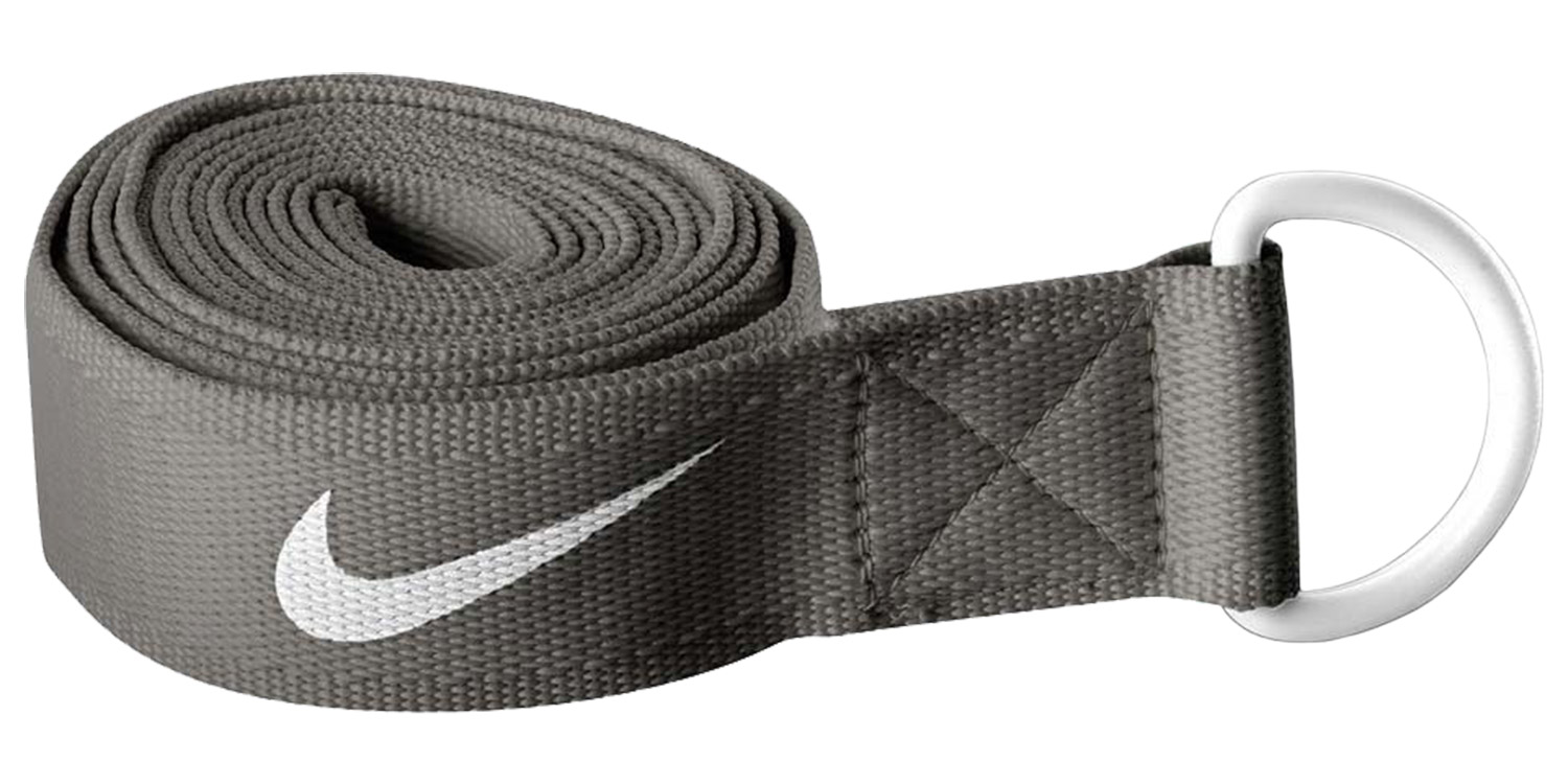 NIKE ESSENTIAL YOGA STRAP ANTHRACITE/WHITE ремень для йоги () ,