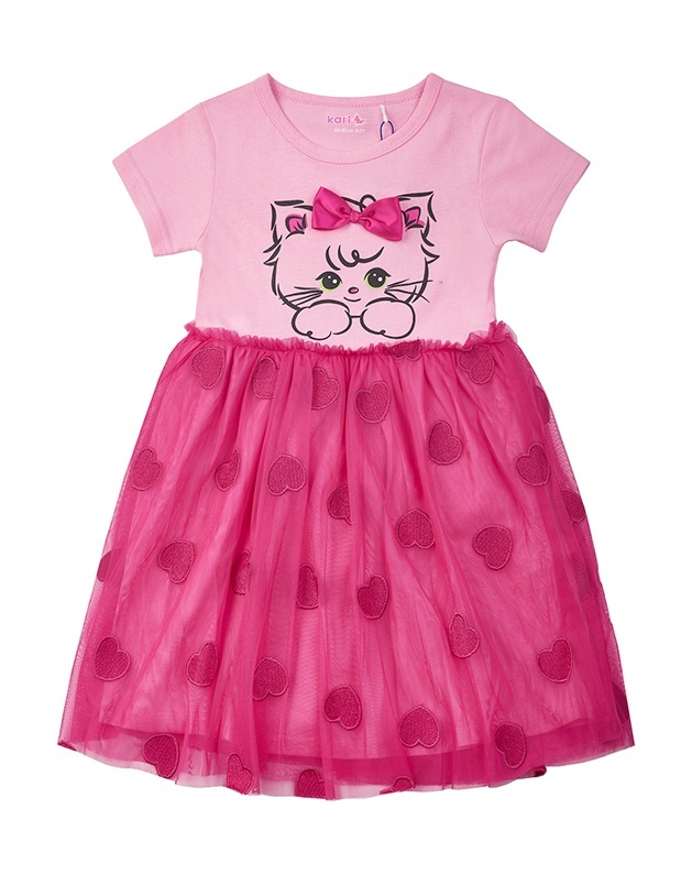 

Платье детское Kari Kids SS24C34400615, розовый, 104, SS24C34400615