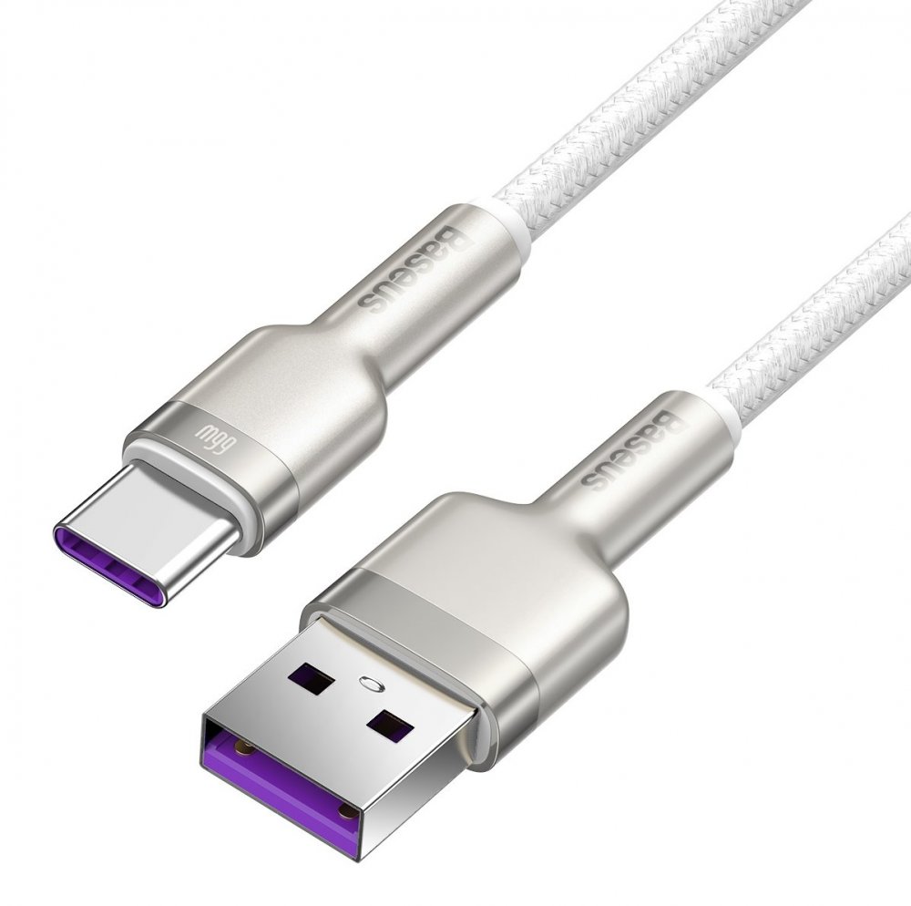 фото Кабель usb type-c - usb baseus 1 м белый