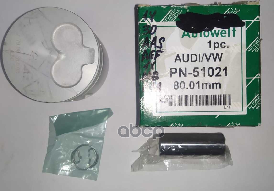 

Поршень Audi/Vw 1.9d/2.4d 80.00mm Autowelt арт. PN-51021