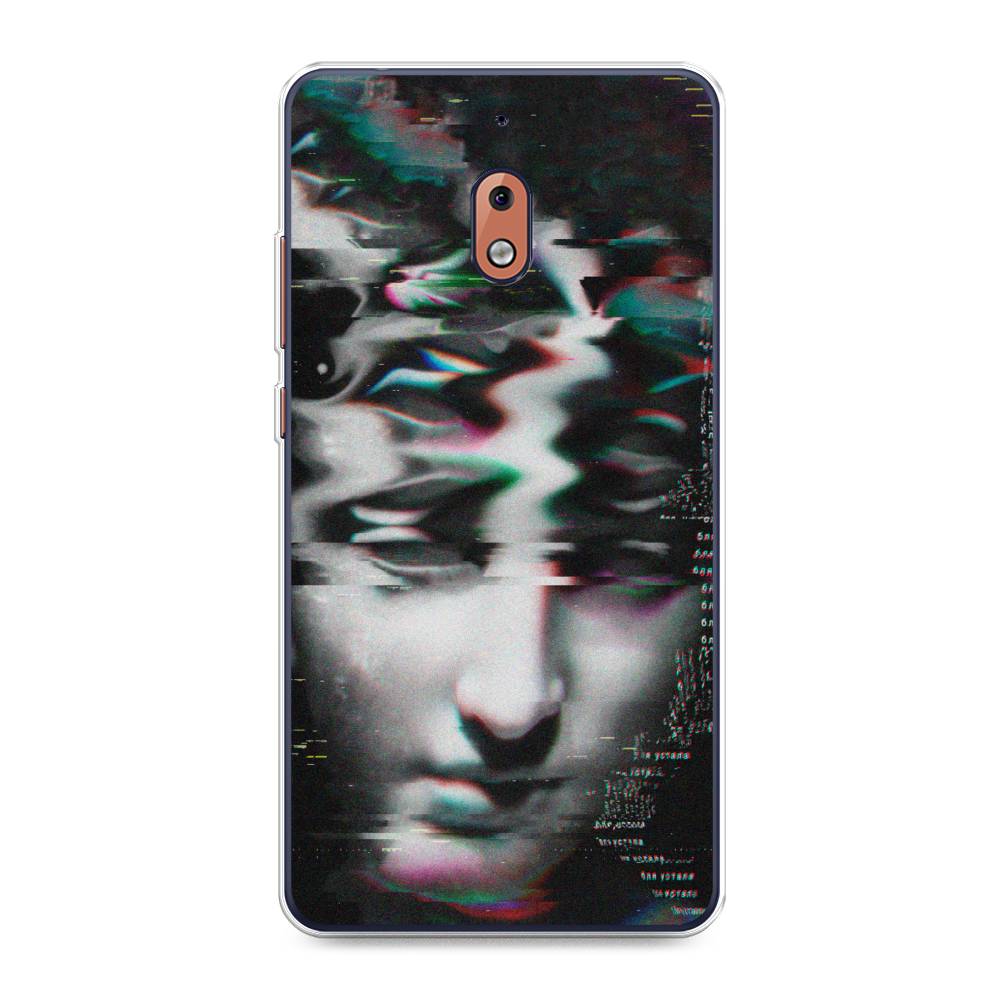 

Чехол Awog на Nokia 2.1 / Нокиа 2.1 "Glitch Art", Серый, 121550-9