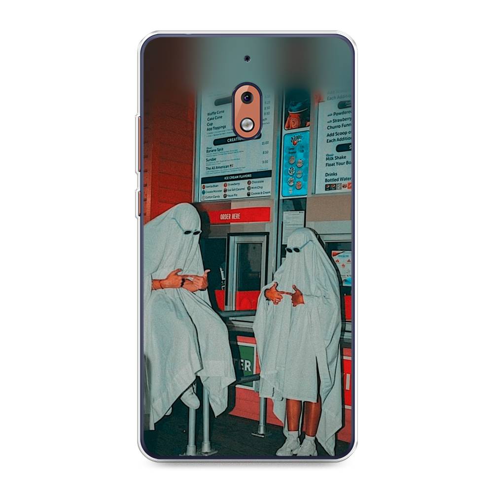 

Чехол Awog на Nokia 2.1 / Нокиа 2.1 "Chillin Killin", Красный, 121550-9