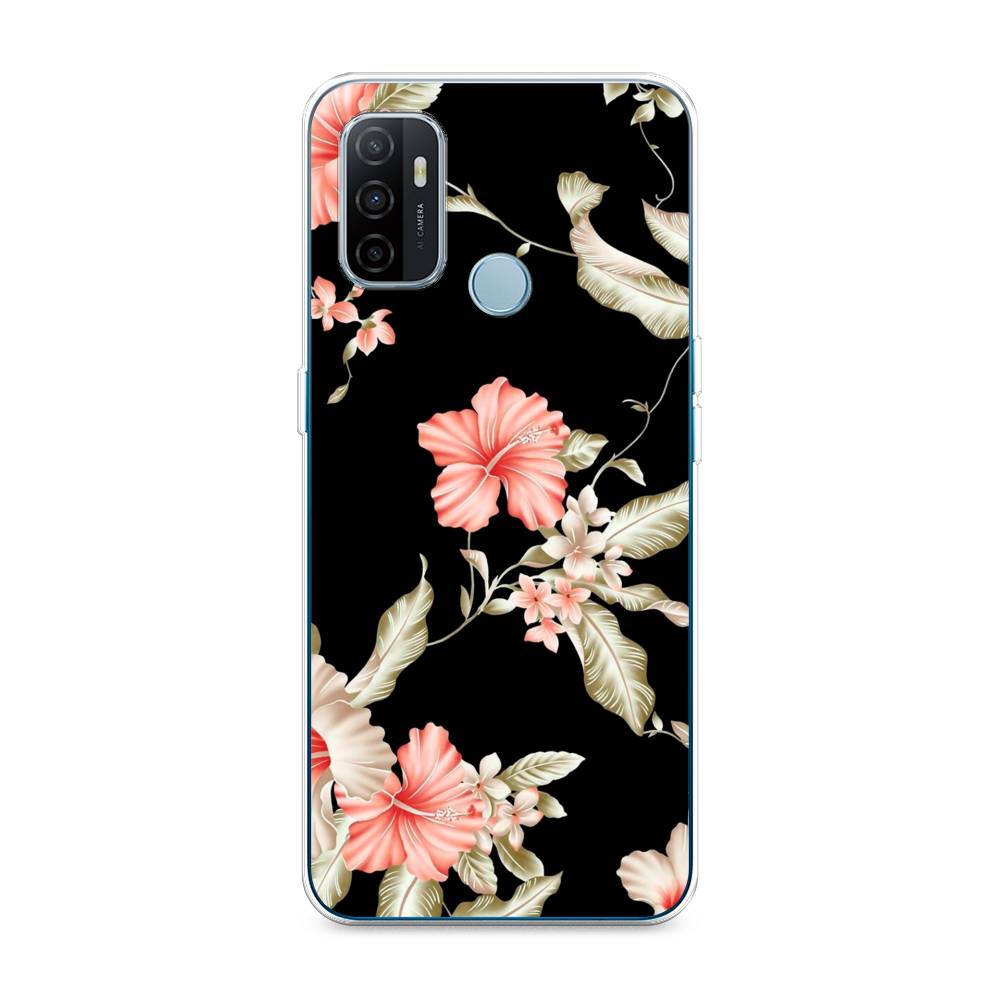 

Чехол Awog на Oppo A53 "Цветы на черном", Разноцветный, 254350-8