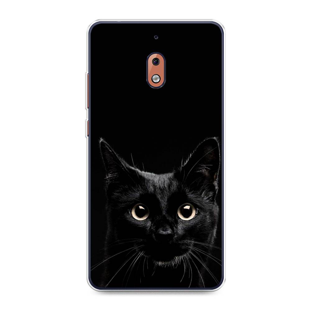 

Чехол Awog на Nokia 2.1 / Нокиа 2.1 "Добрый кот", Черный, 121550-1