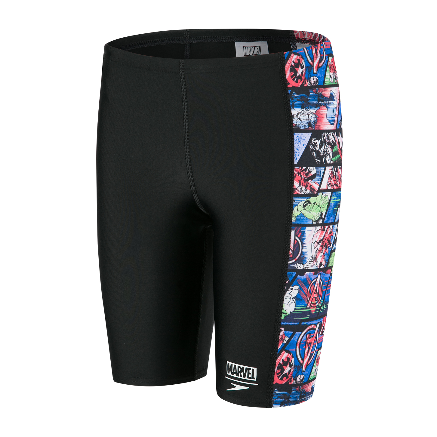 SPEEDO Marvel Avengers Panel Jammer джаммеры подрост (C701) чер/гол, 22