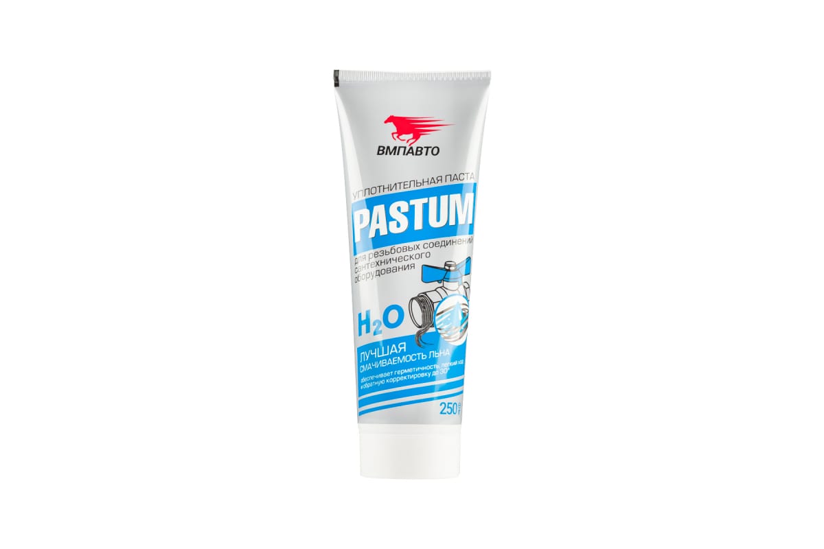 Pastum H2O, 250г туба Паста для уплотнения резьбовых соединений сантехнического оборудован
