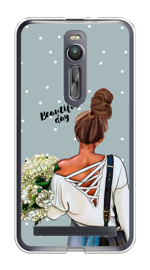 

Чехол Awog на Asus Zenfone 2 ZE550ML/ZE551ML "Beautiful day", Голубой;коричневый;бежевый, 40550-6