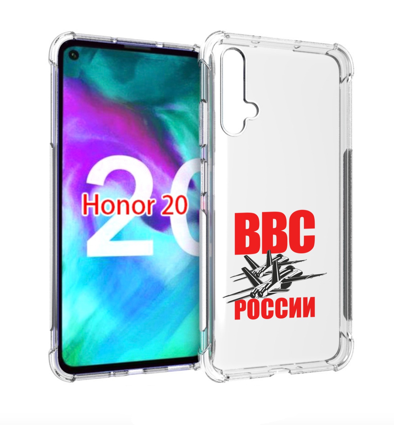 

Чехол бампер MyPads ввс для Honor 20., Прозрачный, Tocco