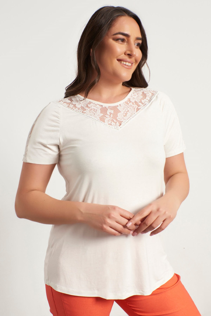 

Блуза женская My Line Moda 1231 белая 2XL (товары доставляются из-за рубежа), 1231