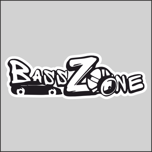 

Наклейка Наклейки за Копейки Bass Zone 20х6см, ННН215