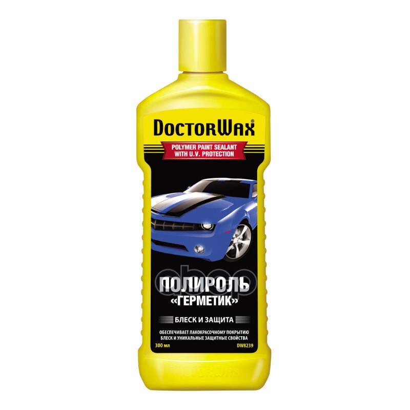 

Dw8239_полироль 'Герметик' С Защитой От Ультрофиолетовых Лучей 0.3l Doctor Wax арт. DW823