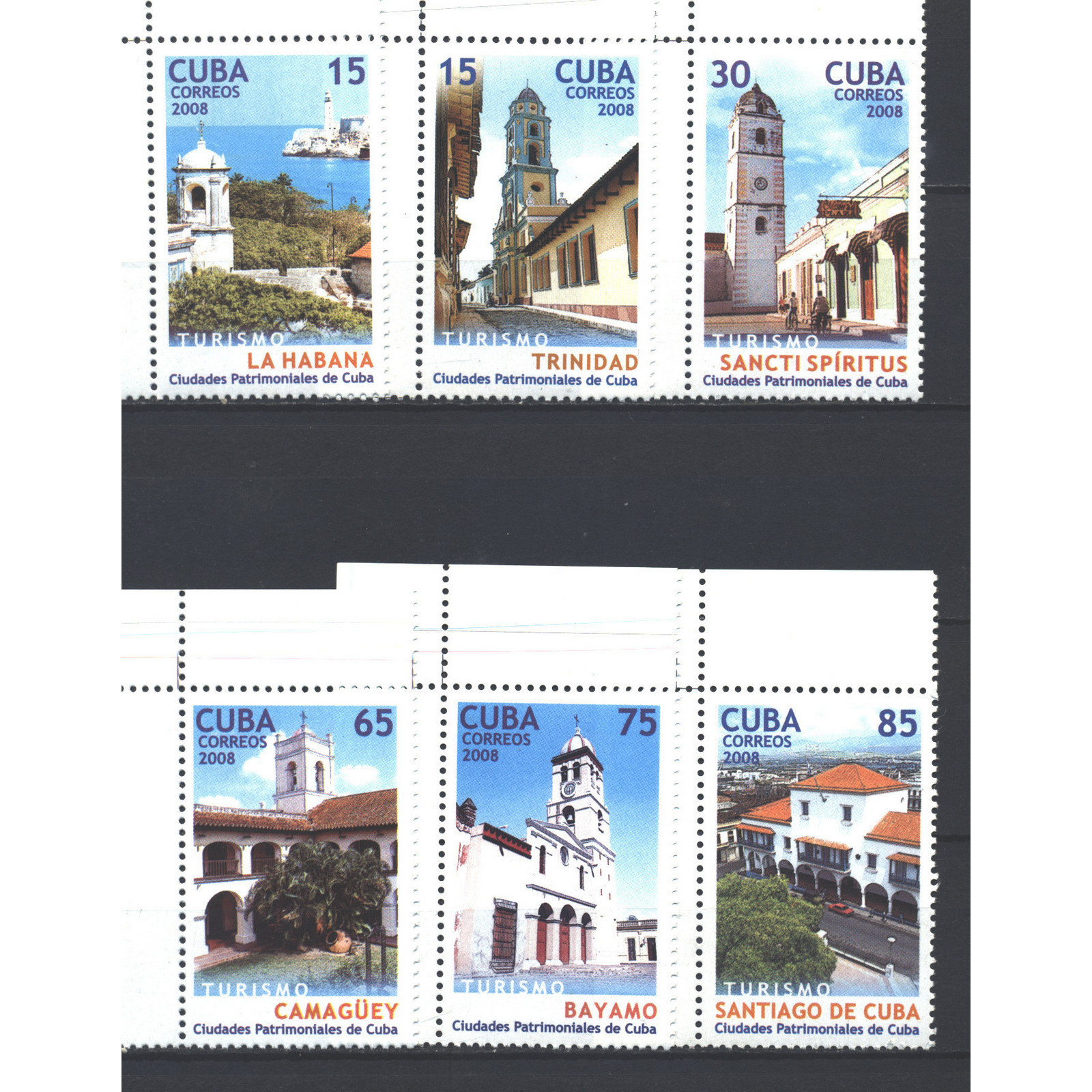 

Почтовые марки Куба Международная туристическая ярмарка - FITCuba '08 Архитектура