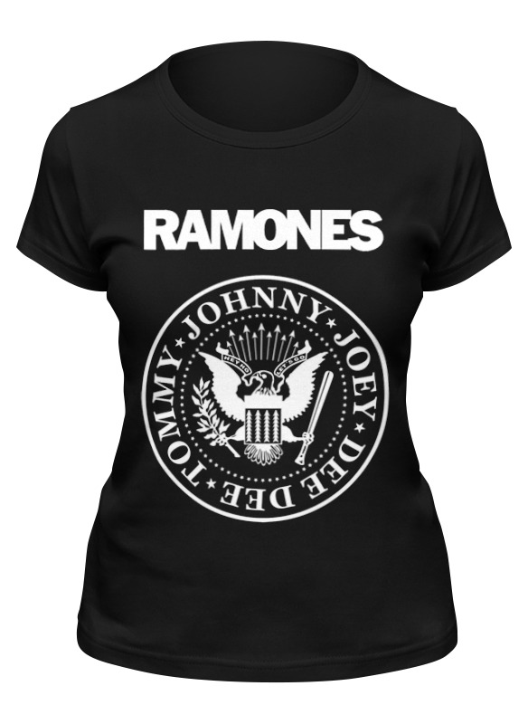 

Футболка женская Printio Ramones черная L, Черный, Ramones