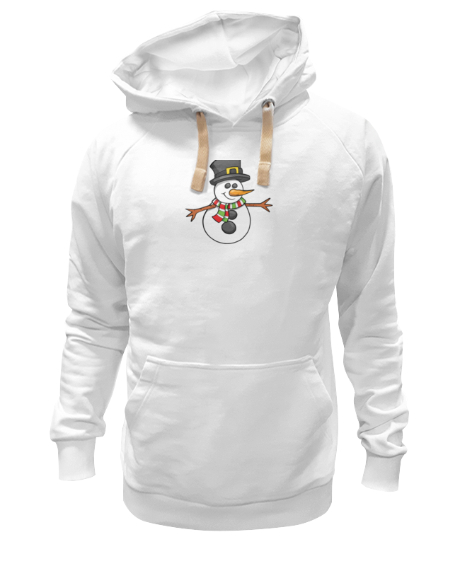 

Толстовка унисекс Printio Снеговик белая XS, Белый, Снеговик