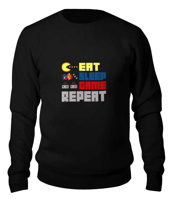 

Свитшот унисекс Printio Gamer (8-bit) черный XL, Gamer (8-bit)