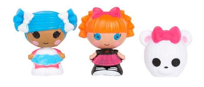 

Lalaloopsy tinies 539841 лалалупси малютки уп-ка из 3 шт.- снежинка, отличница, мишка