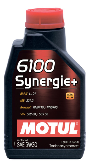 Моторное масло Motul 6100 Synergie+ 5W30 1 л
