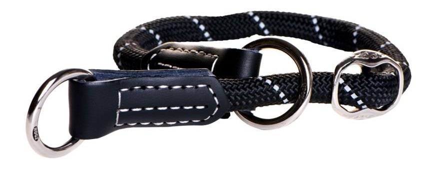 фото Ошейник-удавка rogz rope hbr1255a l, 12 мм, черный