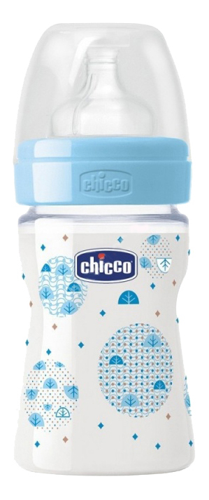 фото Детская бутылочка chicco well-being boy 0 мес 150 мл