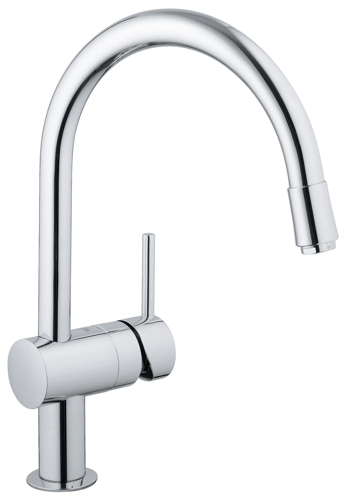 фото Смеситель для кухонной мойки grohe minta 3291800e хром