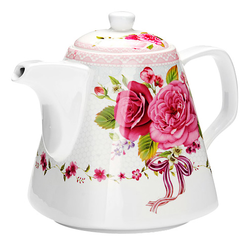 фото Заварочный чайник loraine цветы 1,1 л lr (х18)