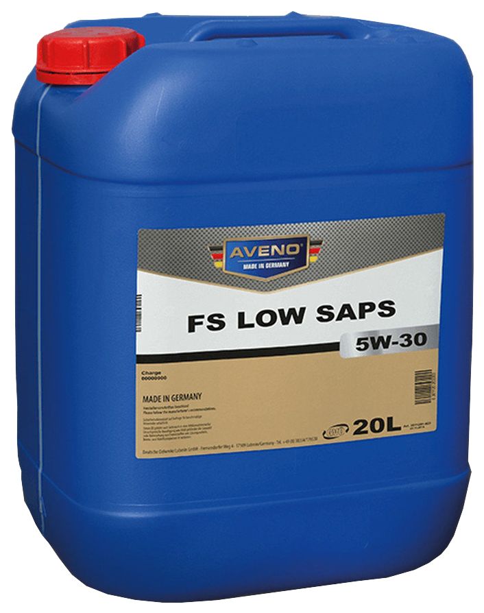 

Моторное масло Aveno FS LoW SAPS 5W30 20 л, FS LoW SAPS