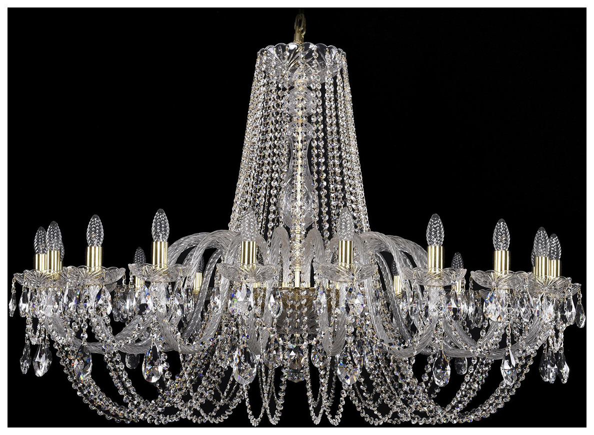 фото Люстра подвесная bohemia ivele crystal 1402/20/460/g