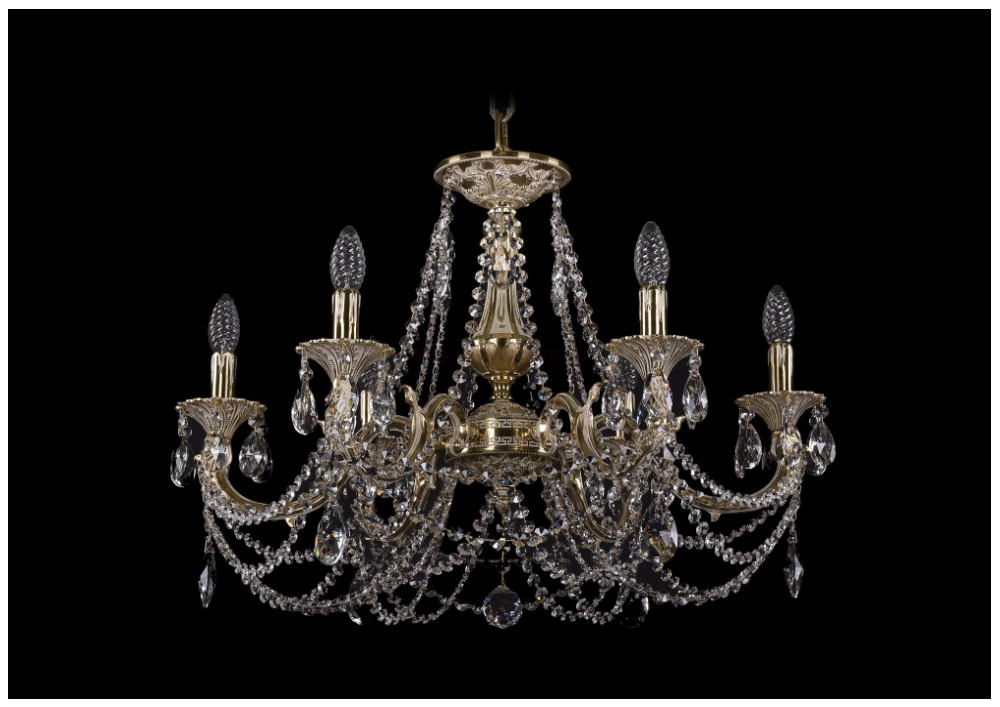 

Люстра подвесная Bohemia Ivele Crystal 1702/6/265/C/GI, 1702/6/265/C/GI