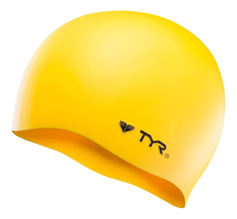 фото Шапочка для плавания tyr wrinkle free silicone cap 720 yellow