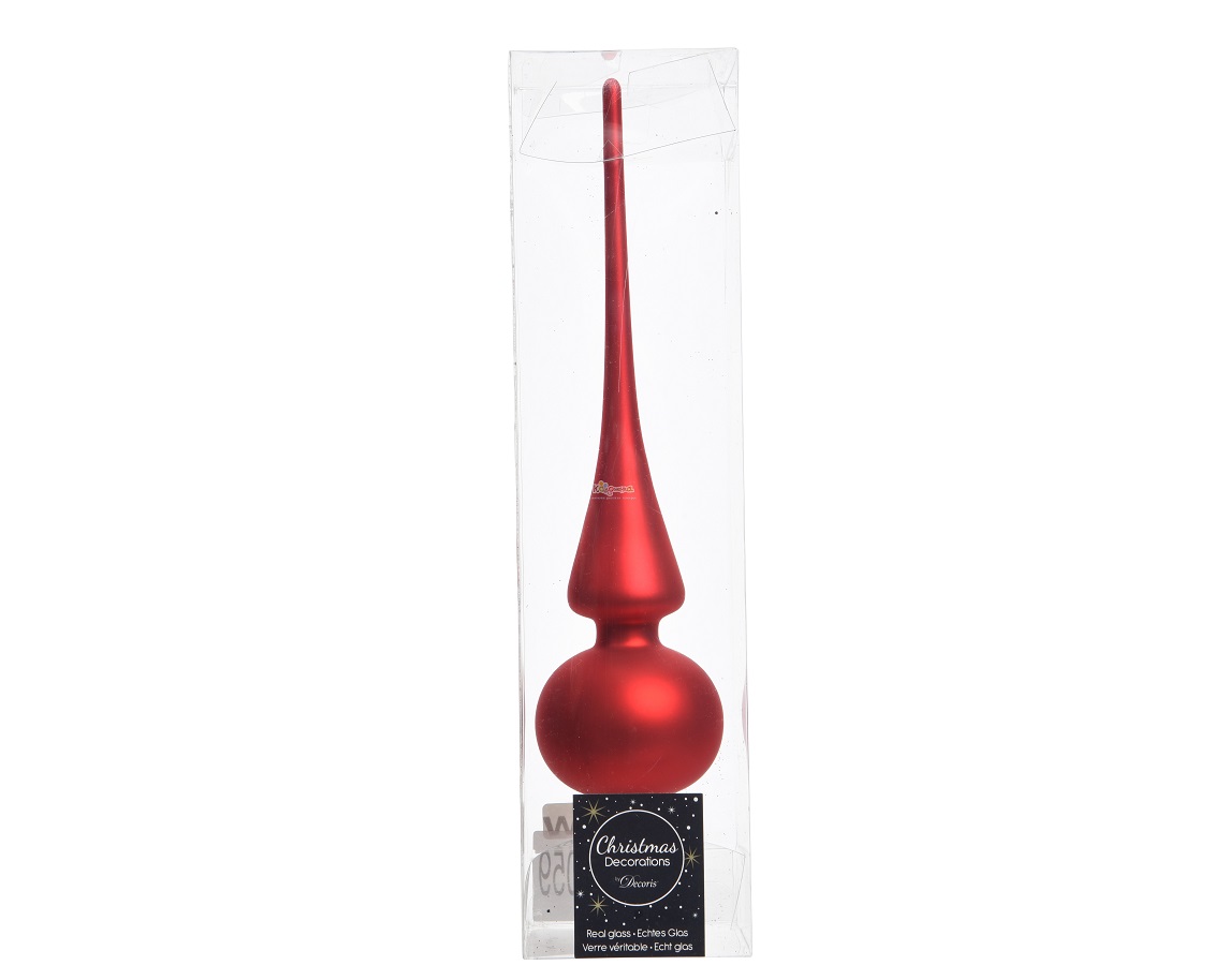 

Верхушка на ель Kaemingk Royal Classic 26 см красный, Royal Classic