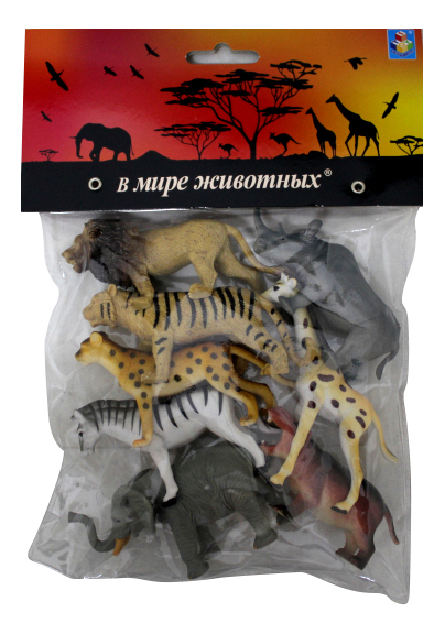 фото Игровой набор животных 1toy дикие животные африки 1 toy