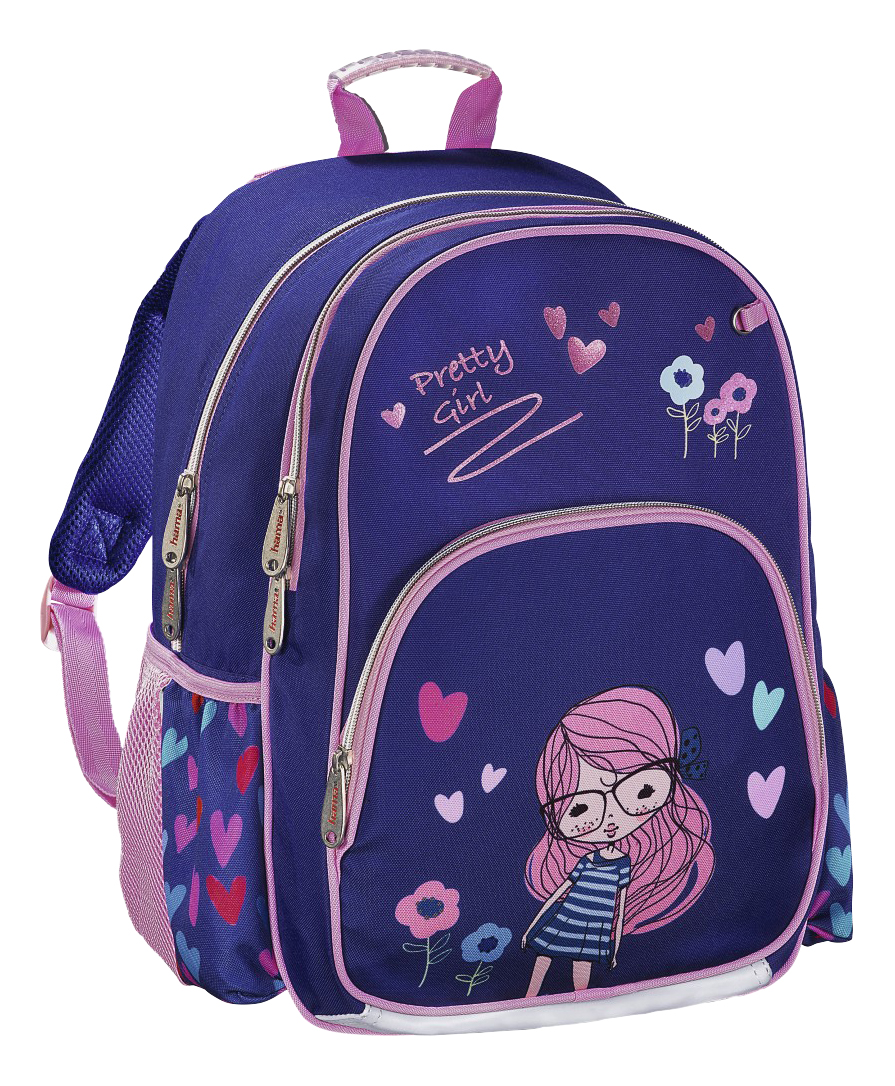 

Рюкзак детский Hama Pretty Girl 14 л синий розовый 00139090, Pretty Girl 14 л