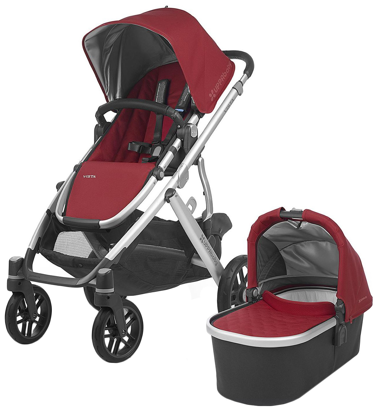 

Коляска 2 в 1 UPPAbaby Vista 2018 Denny True Red, Vista 2018