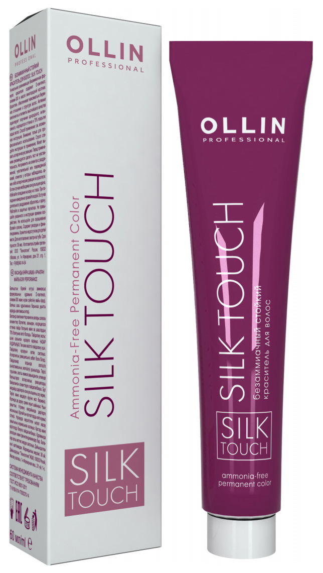 Купить Краска для волос Ollin Professional Silk Touch 3/0 Темный шатен 60 мл