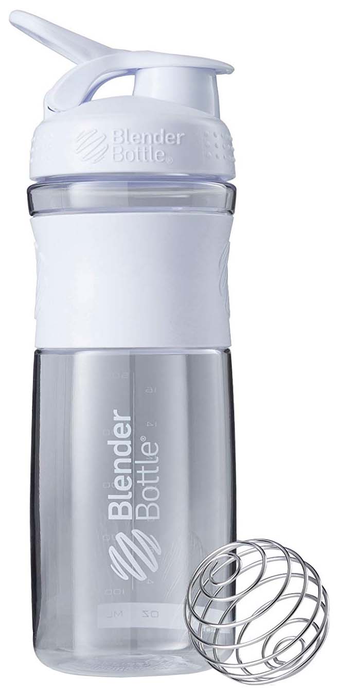 фото Шейкер blenderbottle sportmixer 828 мл clear white