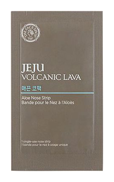 Полоски очищающие для носа The Face Shop Jeju Volcanic Lava Pore Clear Nose Strip 7 шт