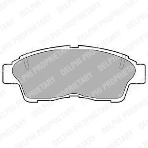 

Тормозные колодки дисковые Delphi LP789
