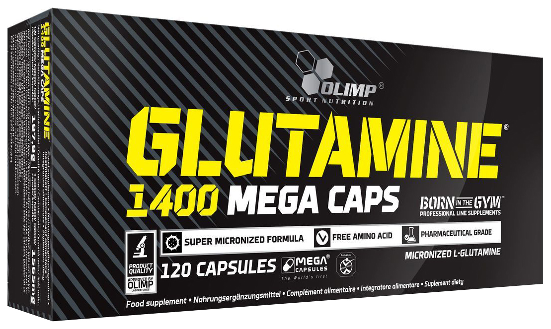 фото L-glutamine mega caps olimp, 120 капсул