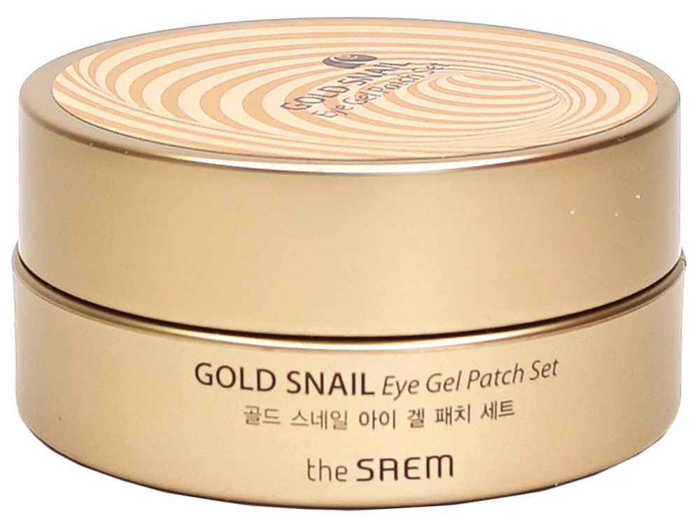 Патчи для глаз The Saem Gold Snail Eye Gel Patch Set 60 шт патчи для глаз elizavecca hydro gel bouncy eye patch