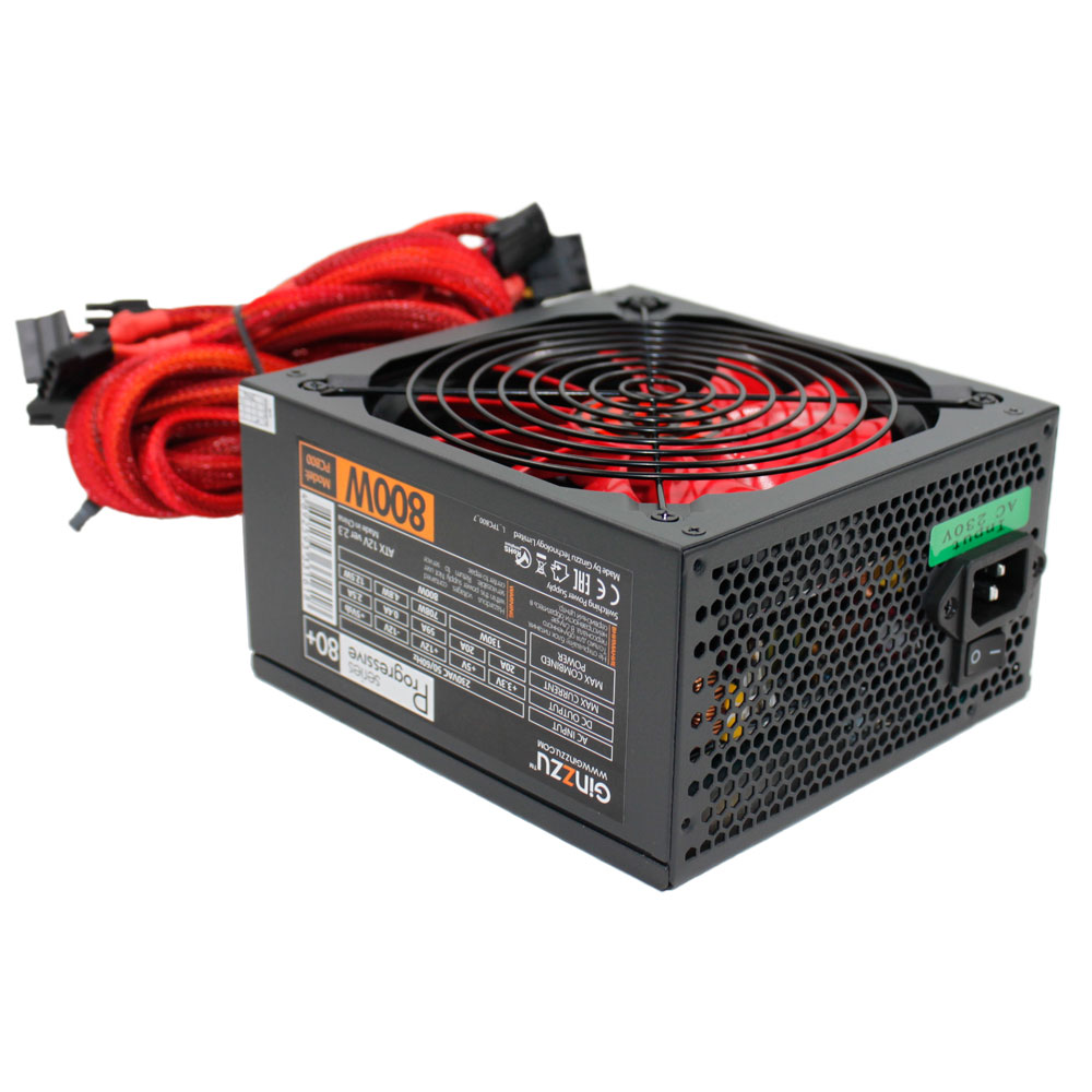 Блок питания Ginzzu PC800 800W