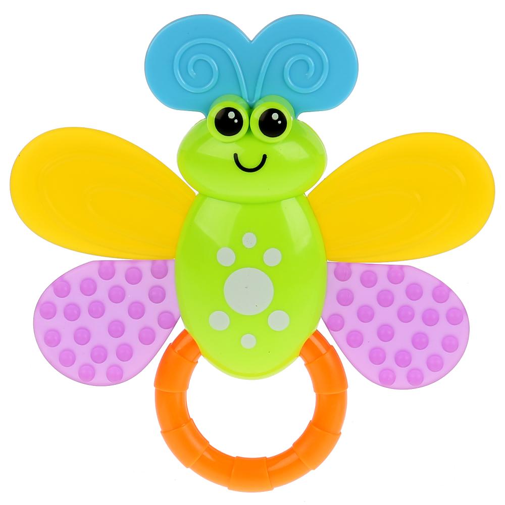 Погремушка-прорезыватель Умка Бабочка погремушка умка с пищалкой бабочка