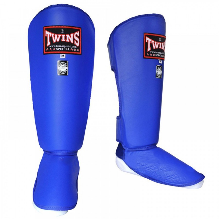 фото Защита голени twins sgl2 shin protection синяя xl