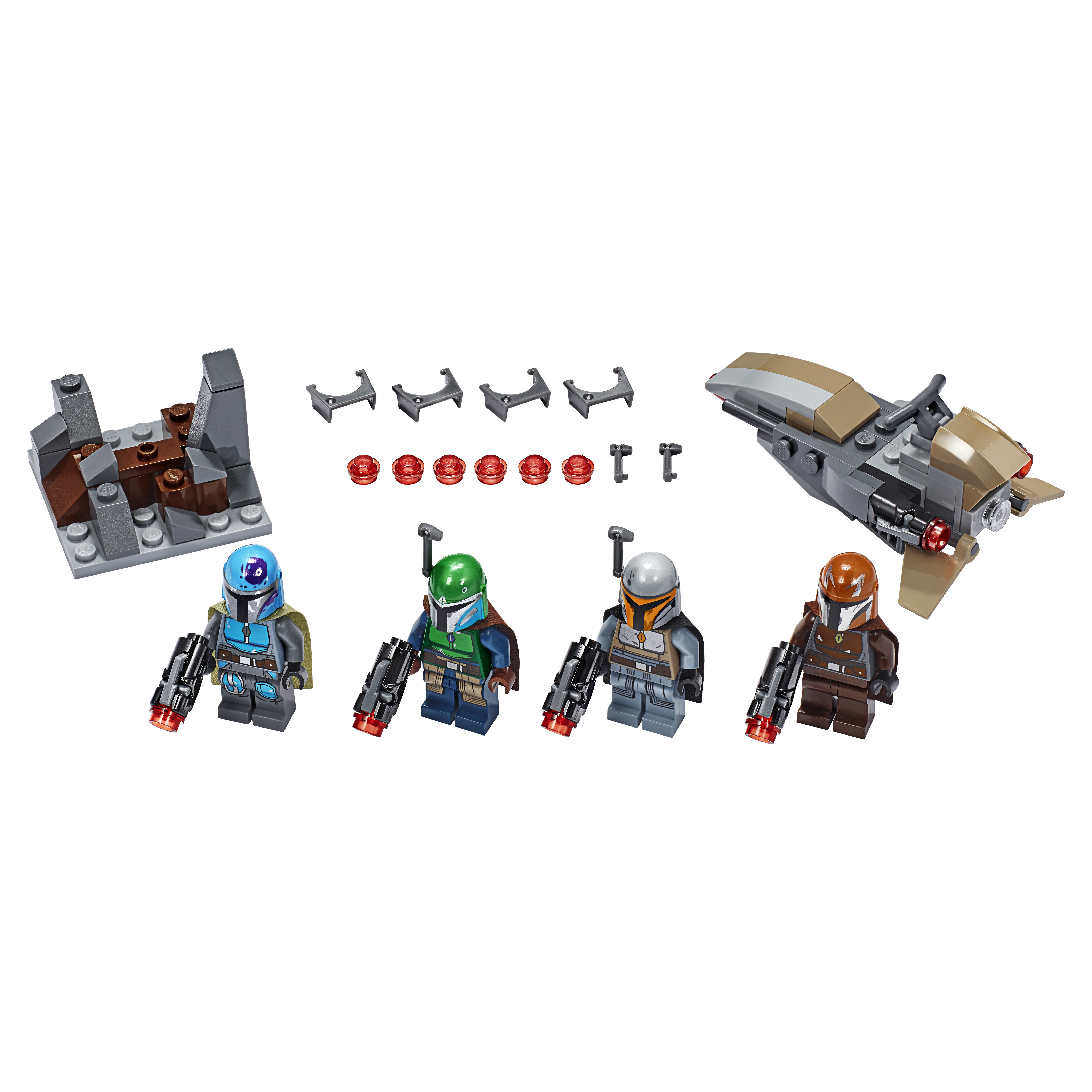 фото Конструктор lego star wars mandalorian 75267 боевой набор: мандалорцы