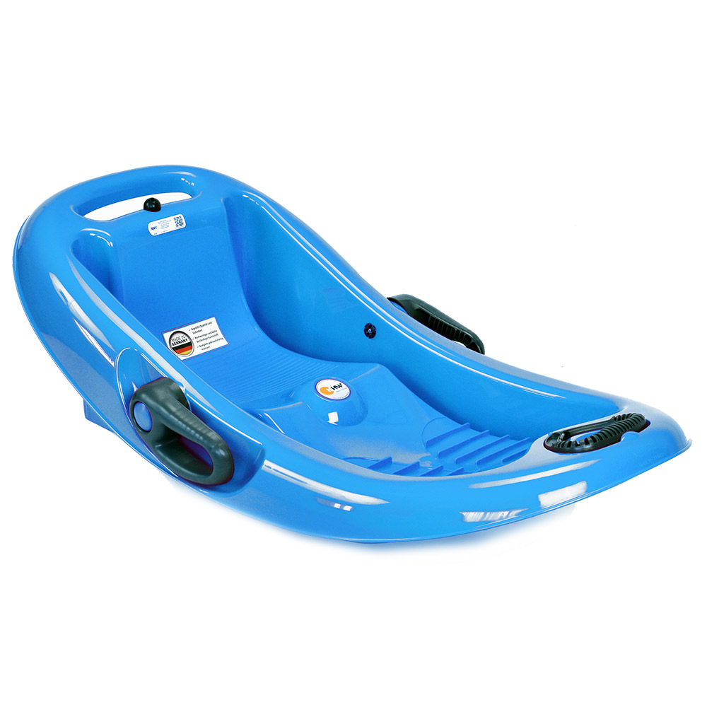 

Санки пластиковые KHW Snow Flipper de Luxe тормоз, бирюзовые, Snow Flipper de Luxe