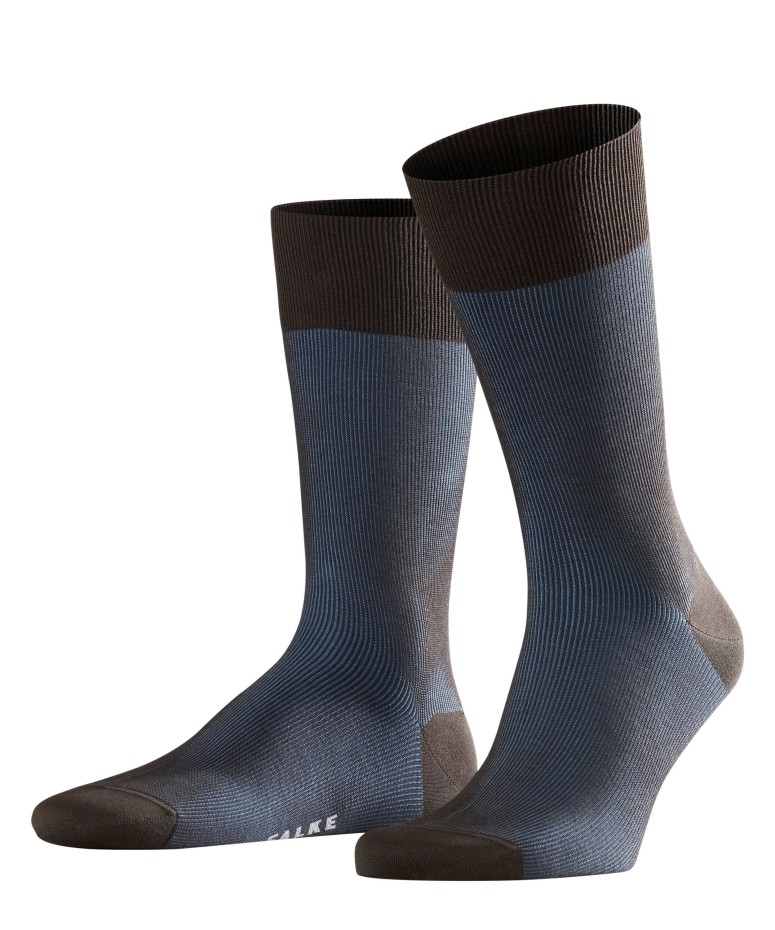 

Носки мужские FALKE Fine Shadow SO коричневые 41-42, Fine Shadow SO