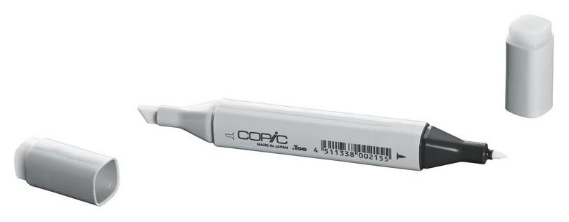 

Маркер Copic Classic B05 голубой обработанный голубой