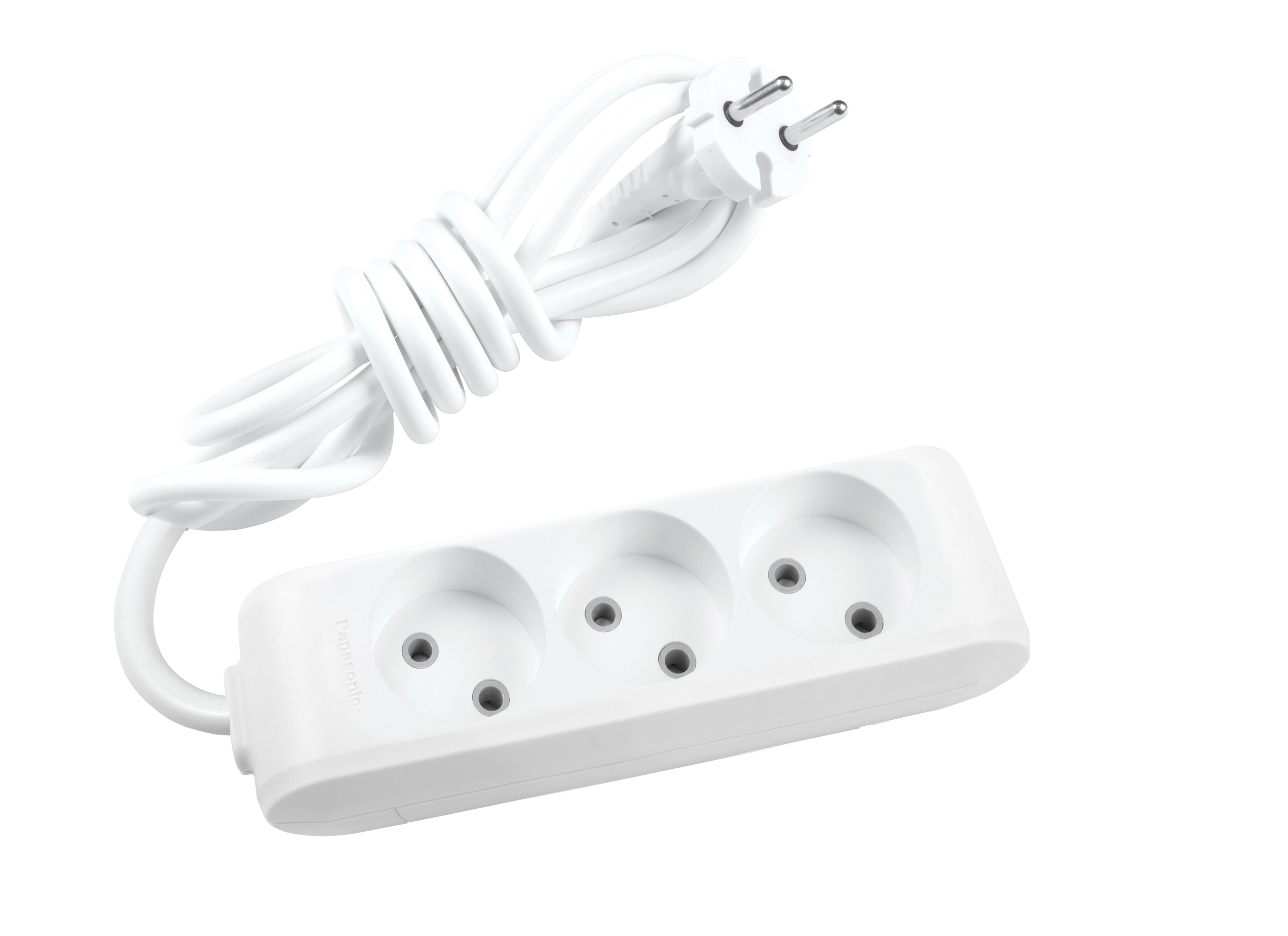 

Удлинитель Panasonic X-TENDIA WLTB0233-2WH-RES, 3 розетки, 3 м, White, X-TENDIA