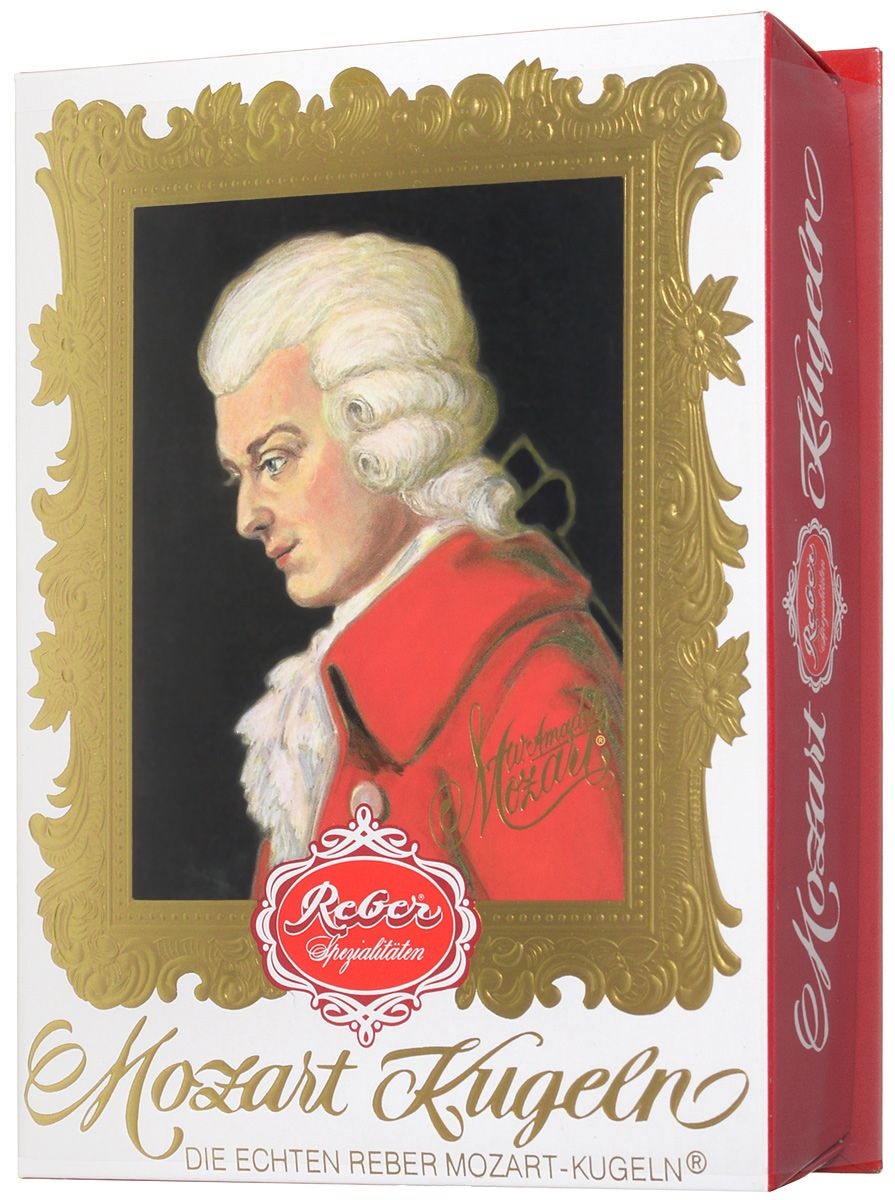 Конфеты Reber Mozart 356 из горького шоколада 240г