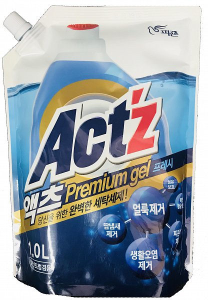 фото Гель для стирки белья act'z primium gel fresh (pouch 1l) pigeon