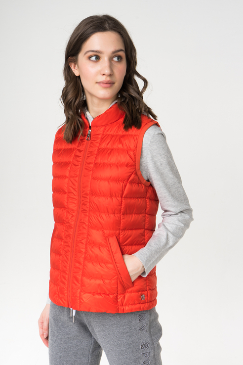 

Утепленный жилет женский Marc O’Polo 098872007/656 красный 52, 098872007/656